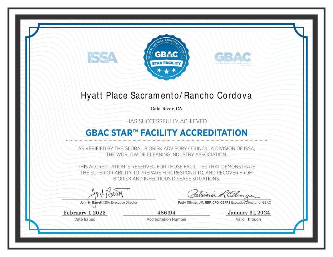 Hyatt Place Sacramento Rancho Cordova Eksteriør billede